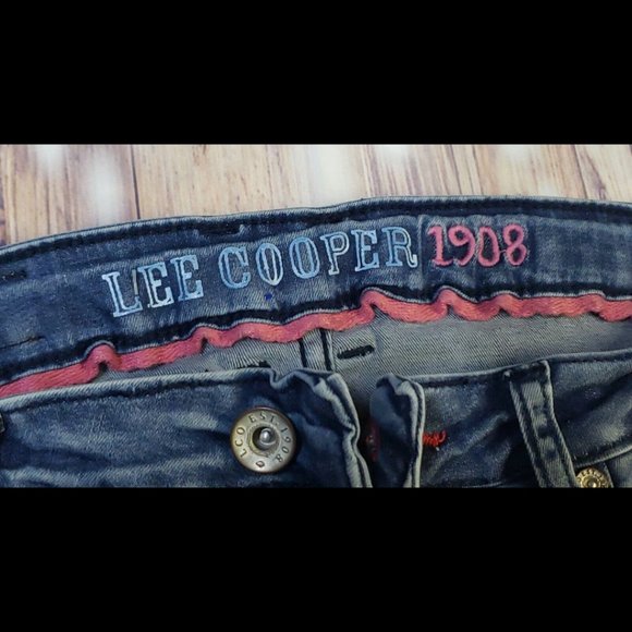 Lee Cooper Originals Distressed Slim Fit Annie Stretch Jeans Womens 28 Indigo - Picture 7 of 13